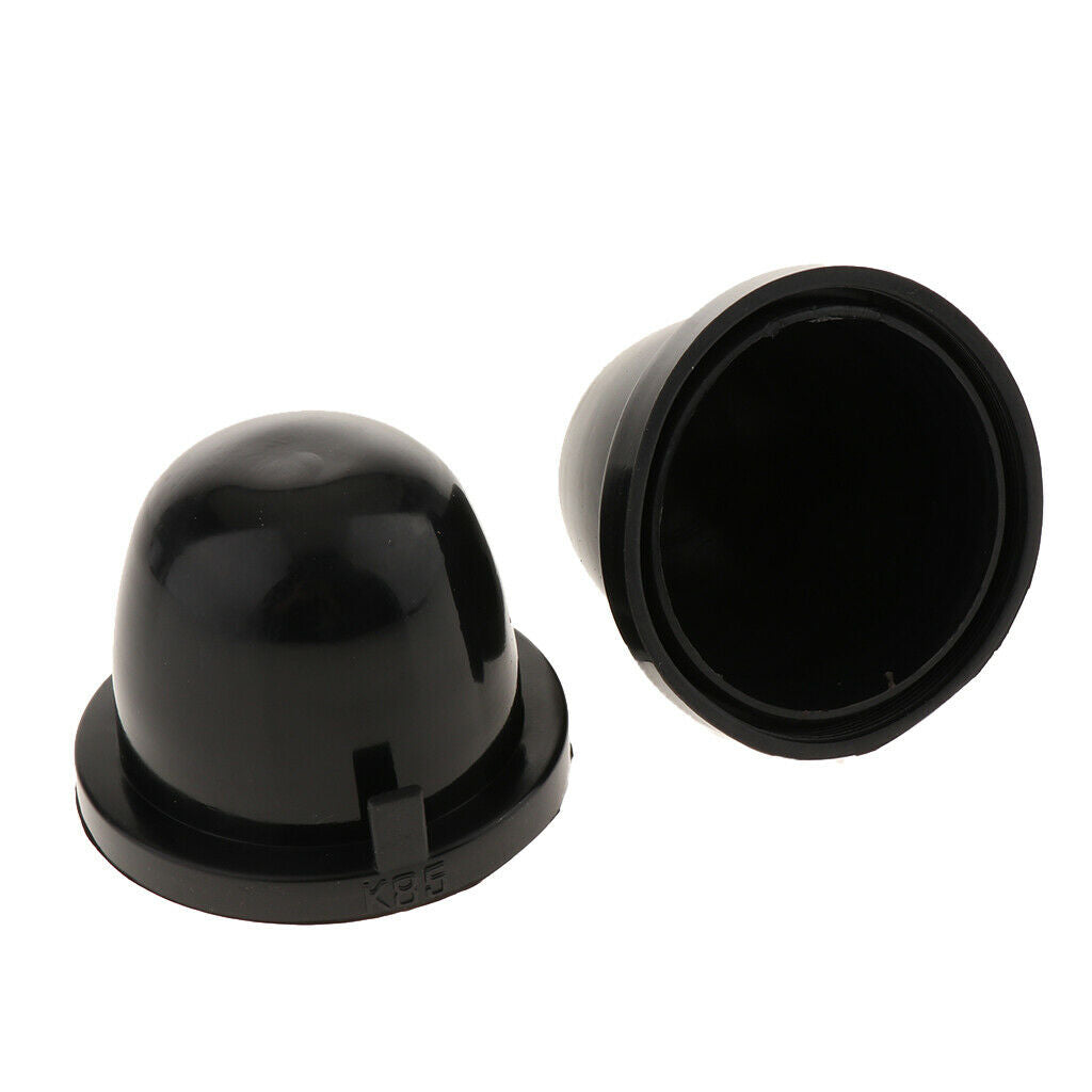 (2) 85mm Rubber Housing Seal Caps For Headlight Install Xenon Headlight Kit, LED