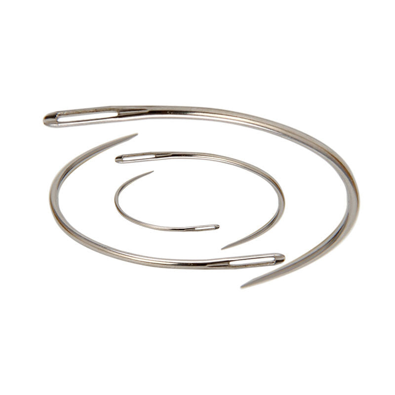 4pcs Hand Sewing Needles Set Household Repair Curved Mattress Carpet Needle