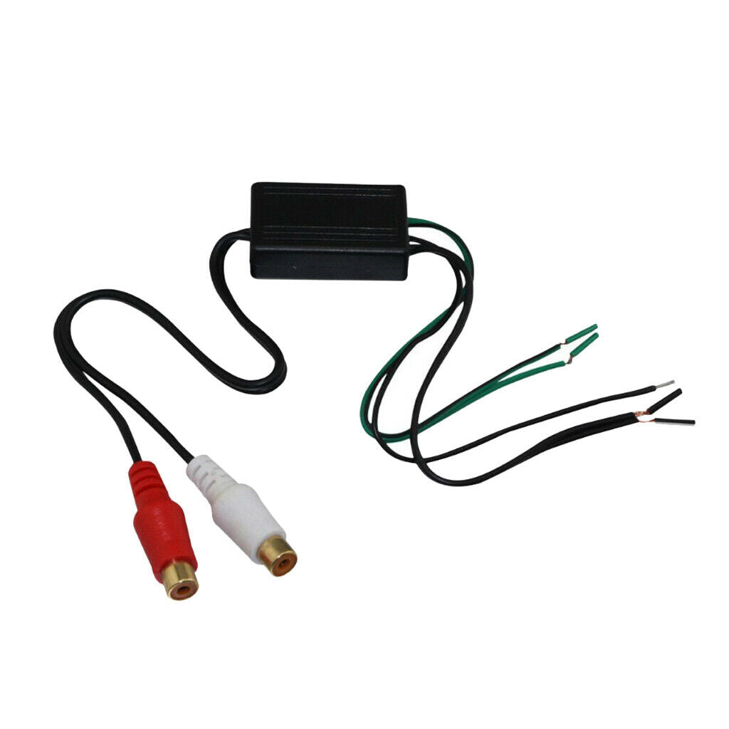 Speaker Converter Line Output to 2 RCA IN / OUT High / Low