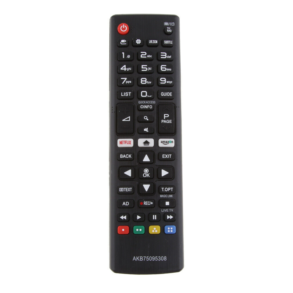 Portable Smart TV Remote Control Replacement for LG AKB75095308