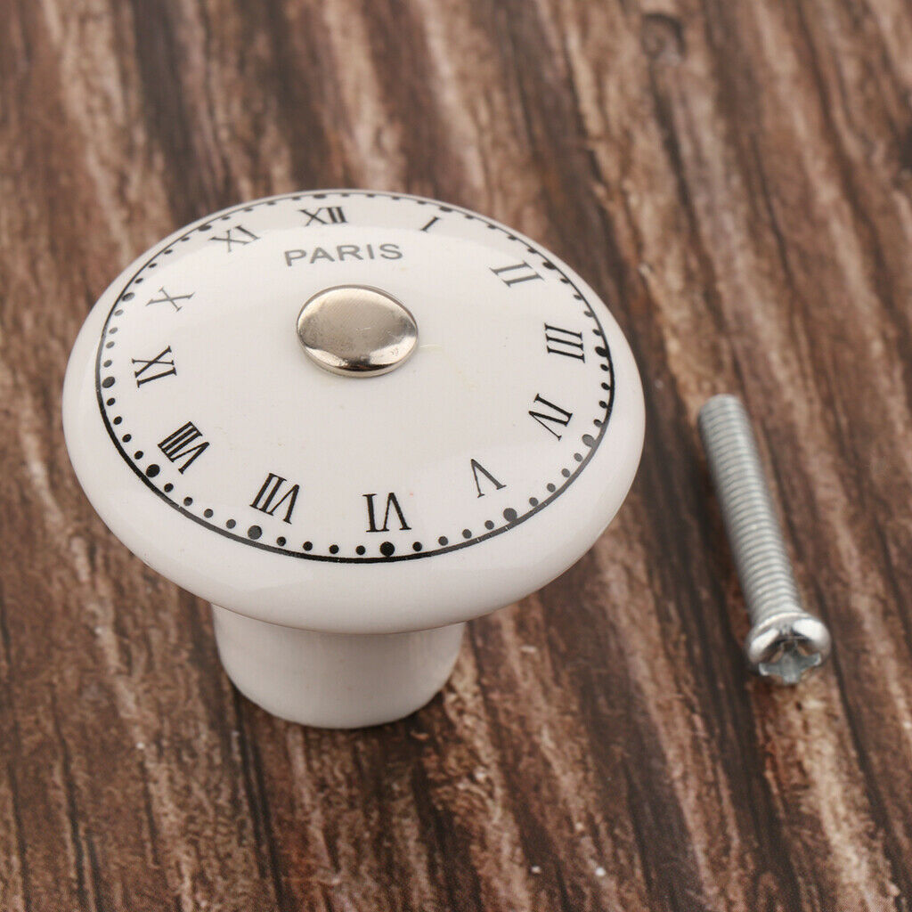 38mm Modern Ceramic Furniture Knobs Furniture Handles Door Knob for Wardrobe