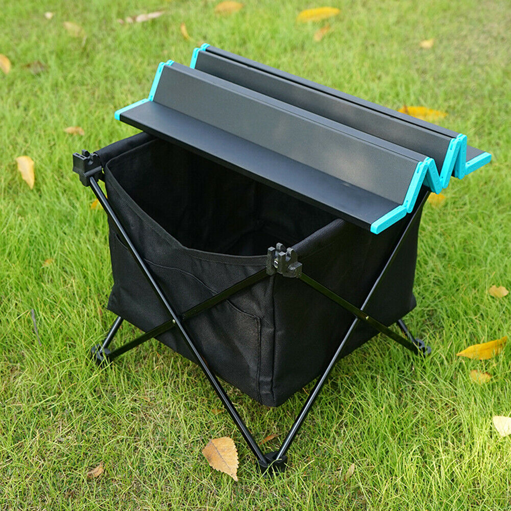 Outdoor Folding Table Storage Hanging Basket Picnic Camping Pouch Organizer @
