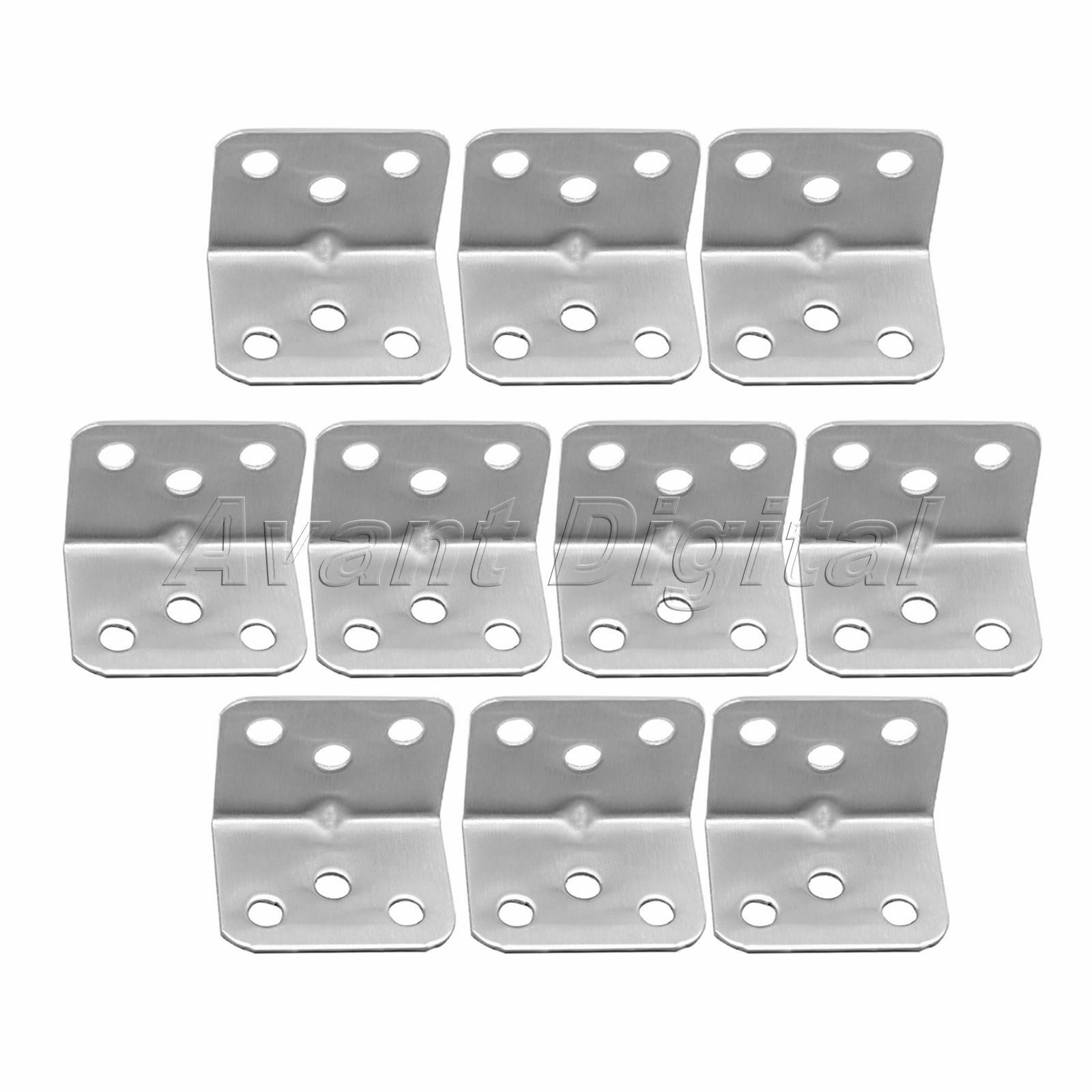 Stainless Steel Corner Brace Joint L Shape Right Angle Code Brackets Fasteners