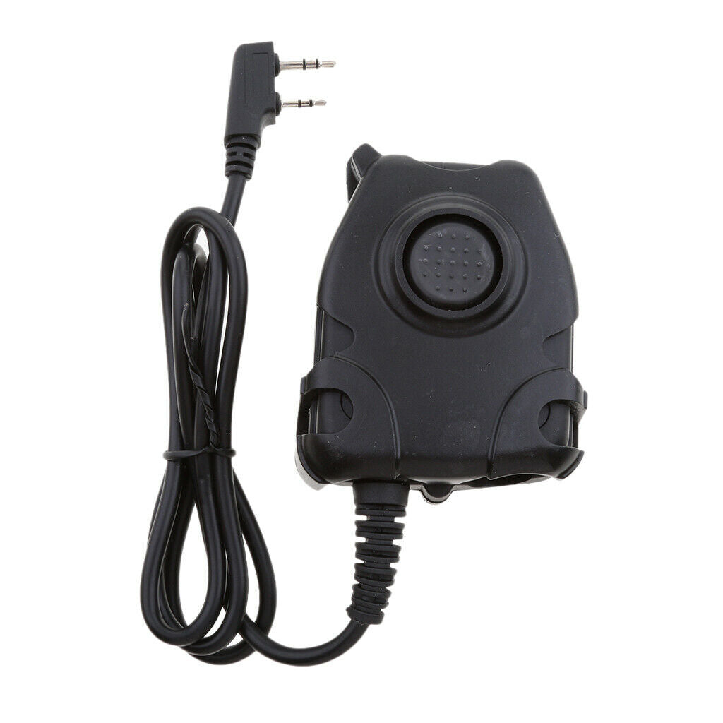 2 Way Radio PTT Cable for Z112 U94 Push To Talk Headset Headphone Adapter