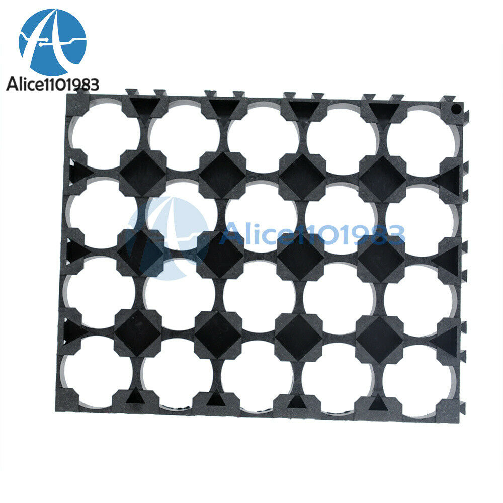 5PCS 4x5 Cell 18650 Batteries Spacer Radiating Shell Plastic Heat Holder Bracket