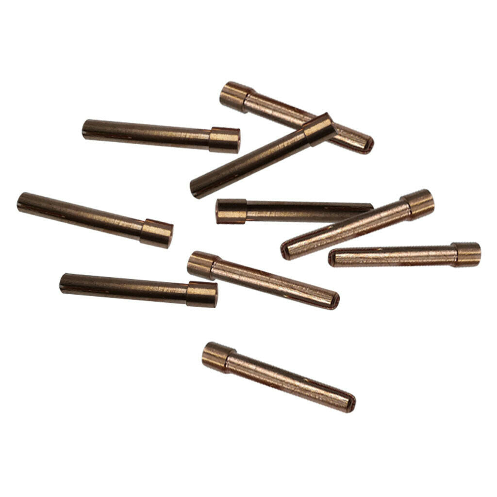 10pcs Brass 2.4mm TIG Collet Tips For QQ150 WP9 18 26 TIG Welding Torch