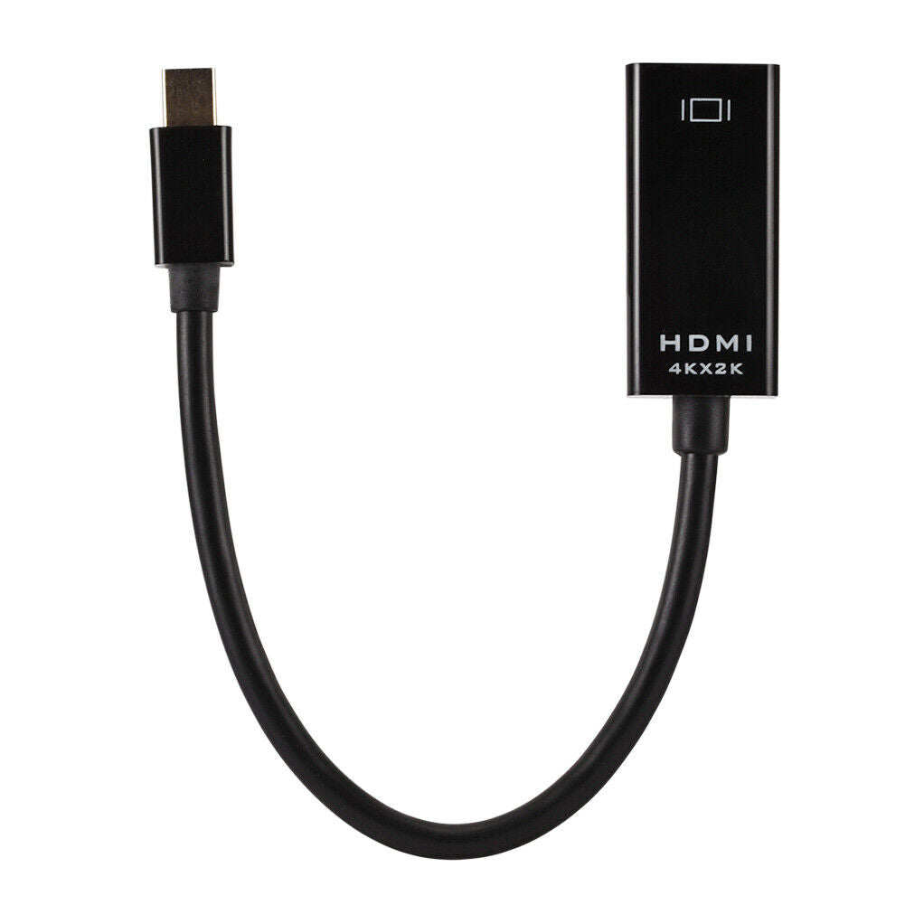 Mini DP to HDMI-compatible Converter Cable Display Port Male to Female Adap @