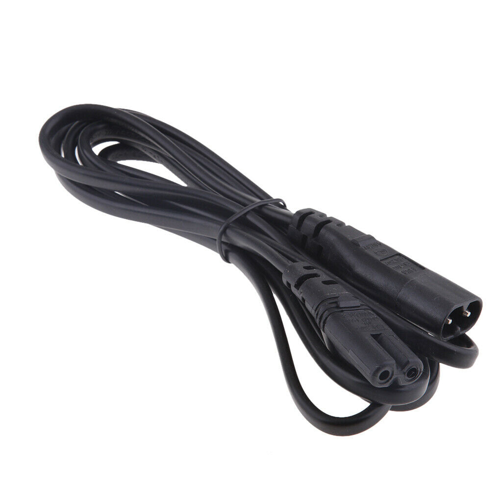 Universal IEC C8 Male to C7 Female Converter Adapter Power Cables 1.8Meter