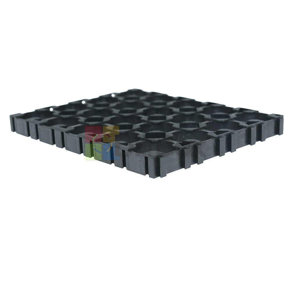 2Pcs 4x5 Cell 18650 Batteries Spacer Radiating Shell Plastic Heat Holder Bracket