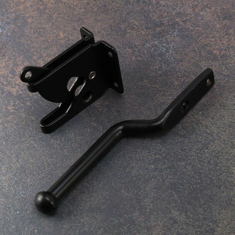 Self Locking Gate Latch Automatic Gravity Lever Fence Gate Lock for Wood FenceD5