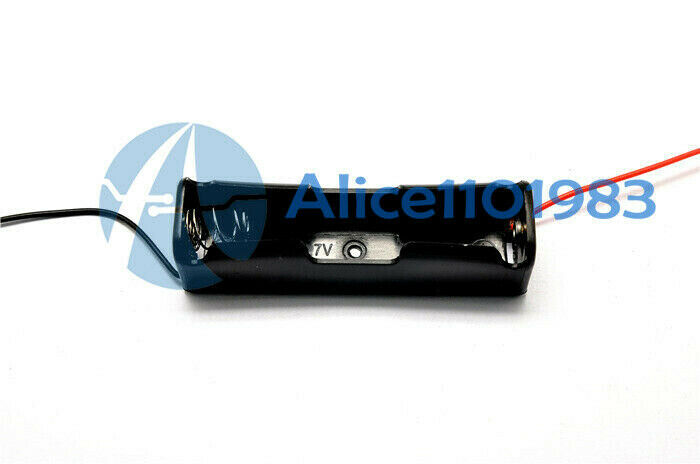 Plastic 18650 Battery Box Case Holder With Wire Cables For 18650 Batteries 3.7V