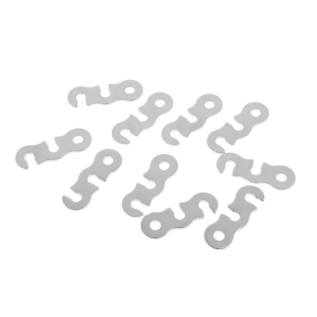 10pcs Tent/ Awning Guy Line Runners Guyline Rope Lock Tensioners Camping