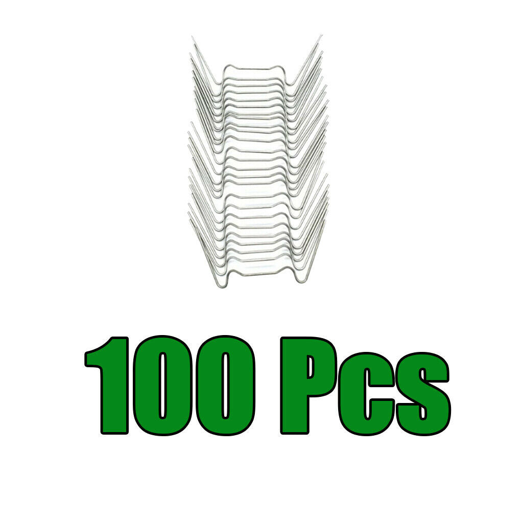 100-Piece W Glazing Clips Stainless Replacement Accessories for Greenhouse