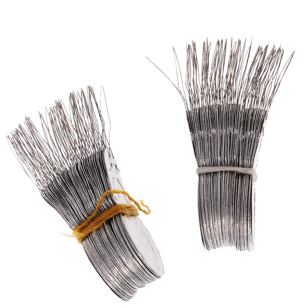 100 Pieces Loop Needle Threader Crafts Sewing Needling Thread Guide Punch