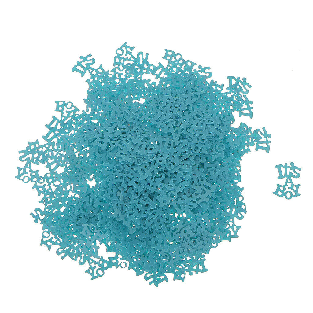 It's A Boy Blue New Baby Shower Christening Party Confetti Sprinkles Scatter