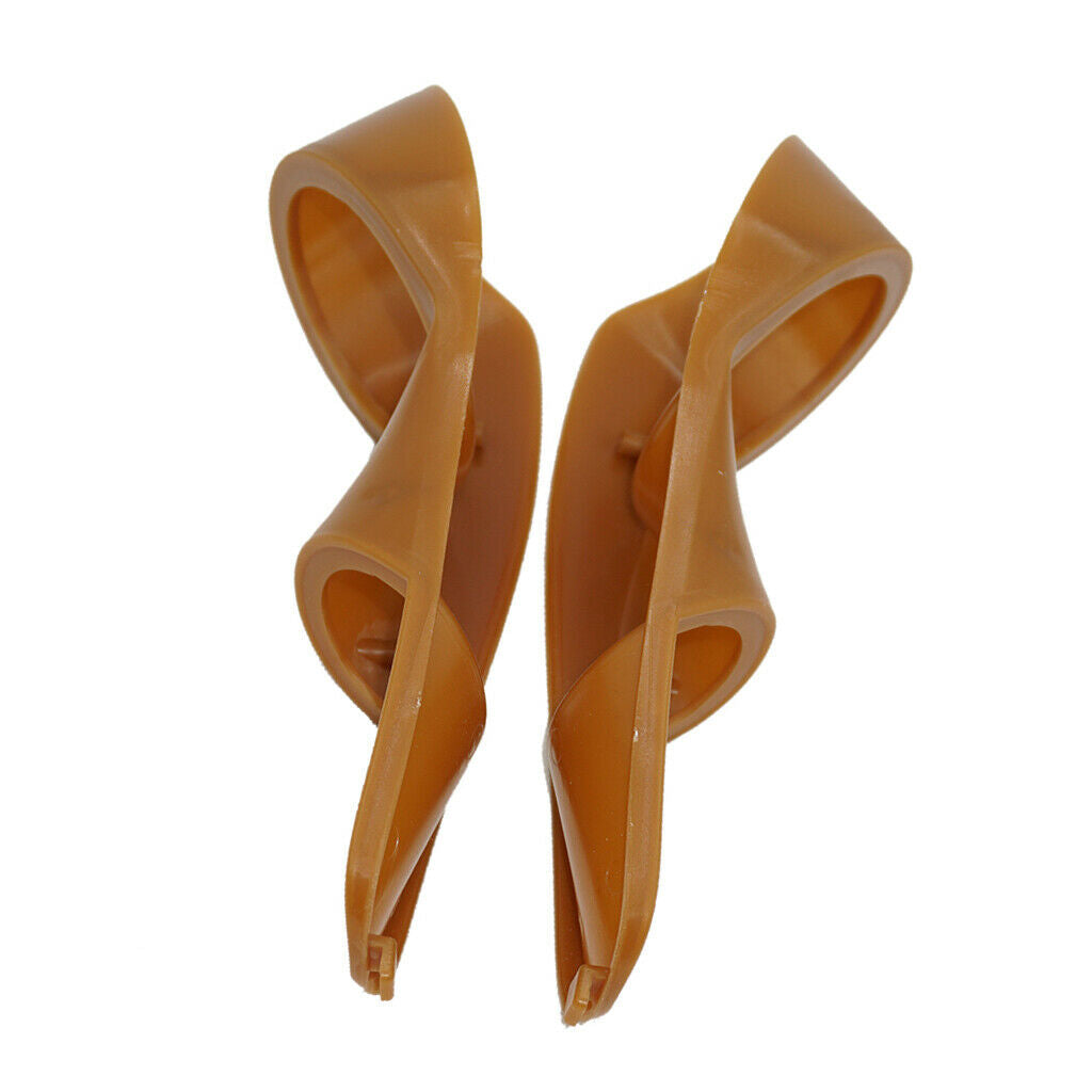 Car Audio Pro Flush 3-Way Coaxial Speaker Brackets Plastic Gasket Pair