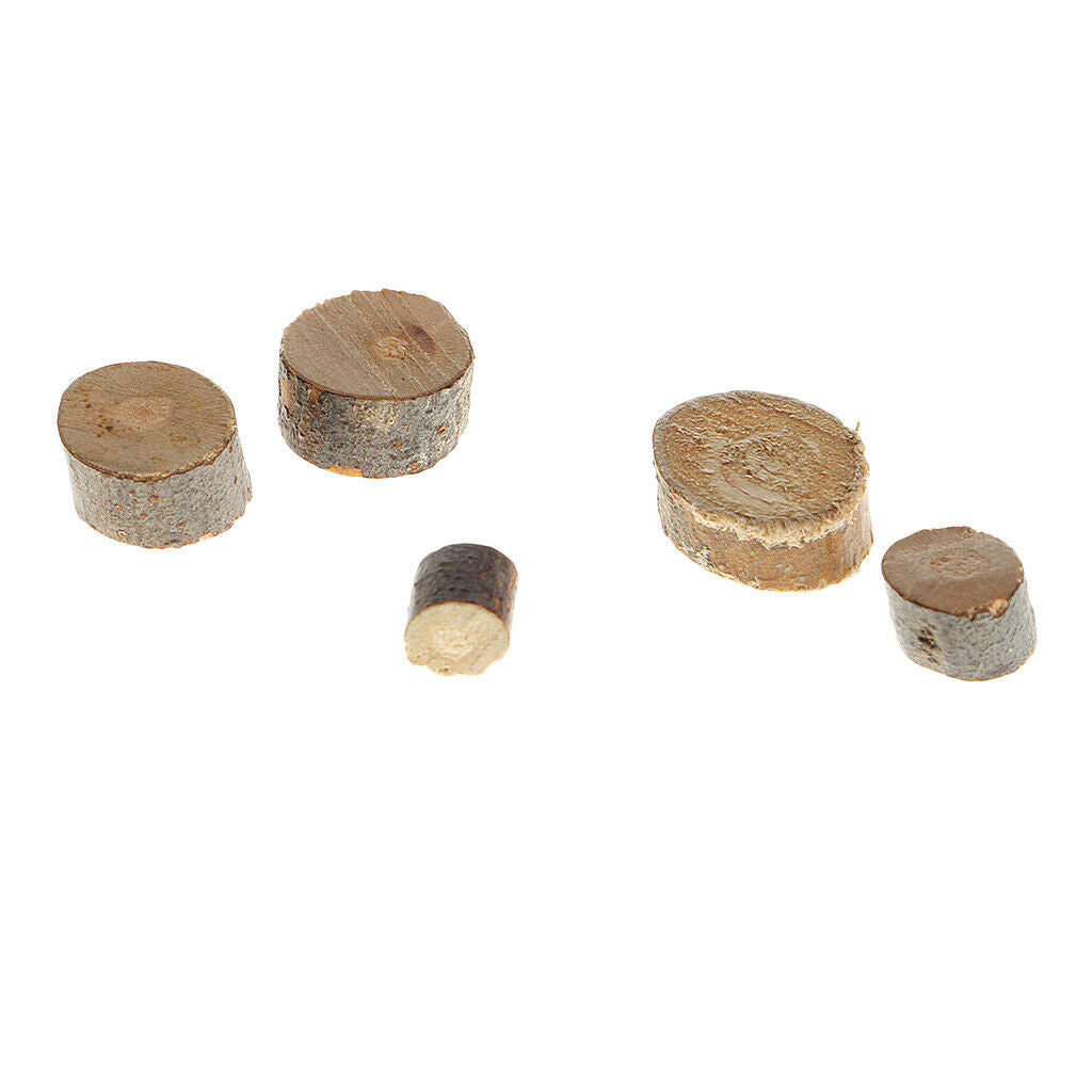 100 Wooden Wood Log Slices Discs Craft Vase Filler Rustic Wedding Decoration