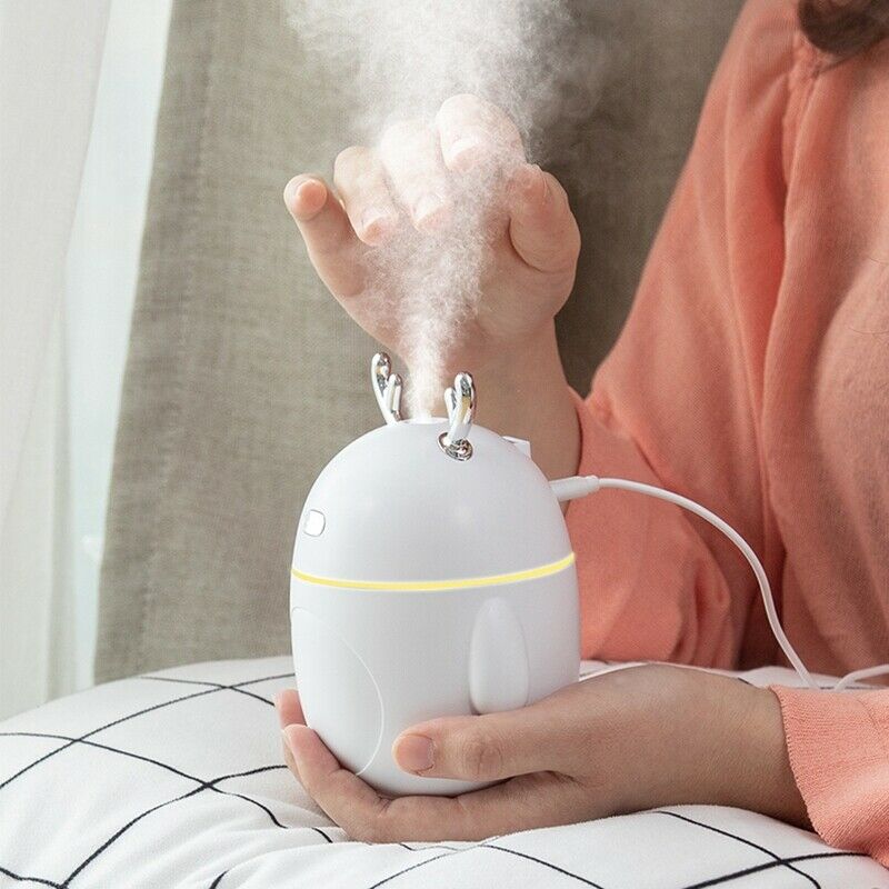 Lovely Deer Air Humidifier USB Ultrasonic Cool Mist Maker Fogger LED Light MinD2