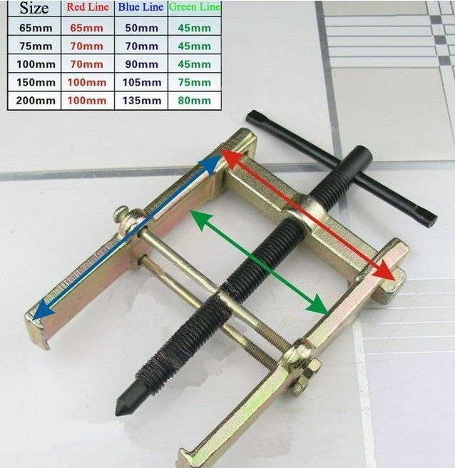 (1)8"-200mm Two Jaws Gear Puller Bearing Puller Spiral puller Forging Technology