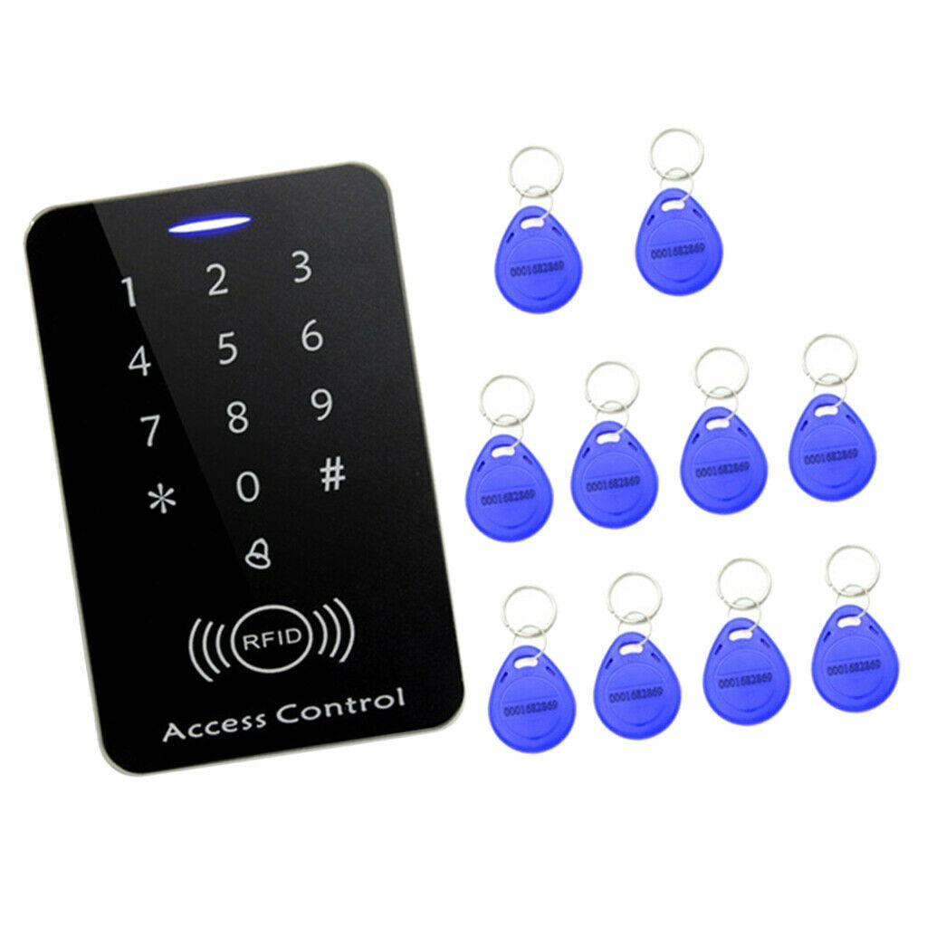 Access Control Device Security Entry Door Lock AntiJamming 10x Keyfobs