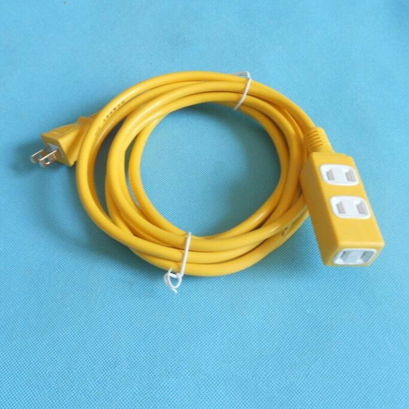 1PCS Electric Socket AC 125V 15A US Plug to US Socket 3 way 2 Pole 2 pin 3 Meter