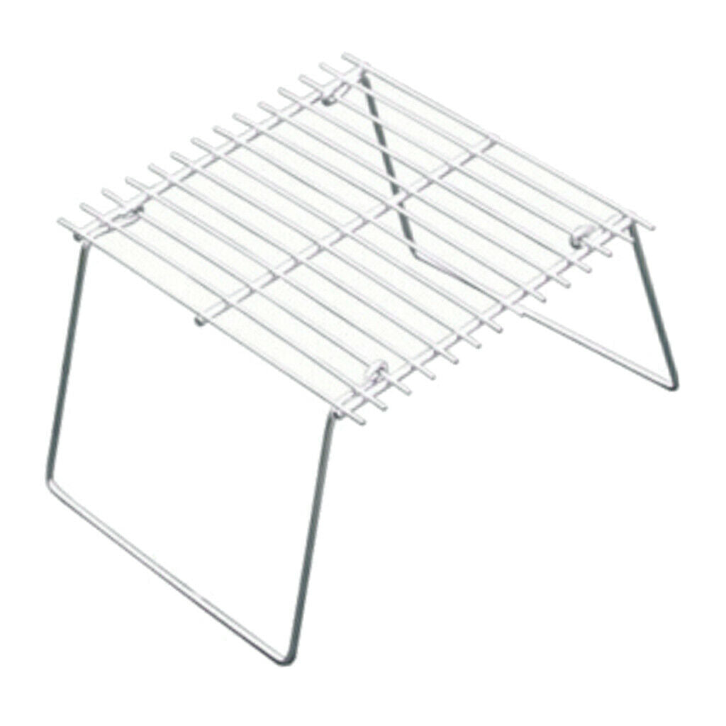 Portable Foldable Stainless Steel &Storage Bag for Outdoor Backpacking BBQ