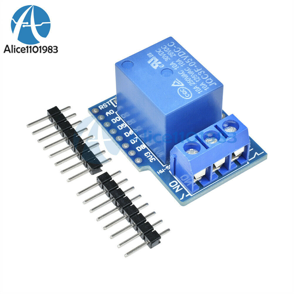 5V 1CH Relay Shield V2 Version 2 for WEMOS D1 mini ESP8266 WiFi Module Arduino