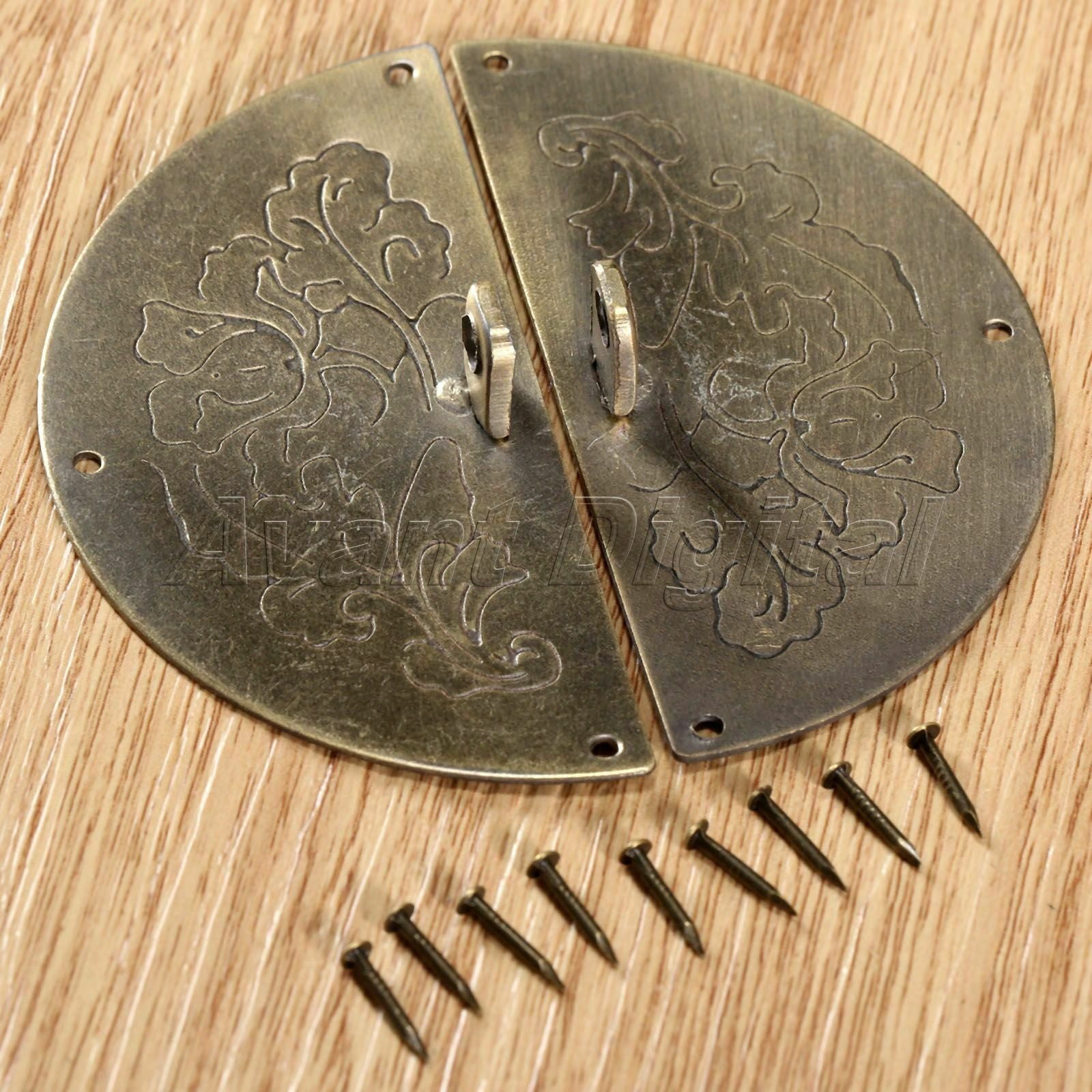 Furniture Drawer Cabinet Jewelry Box Decor Door Lock Latch Handle Pull Knocker