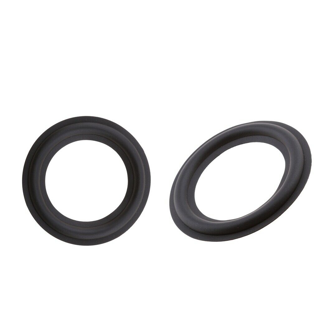 2x 3inch Woofer Audio Speaker Foam Edge Surrounds Repair Kit Spare Black