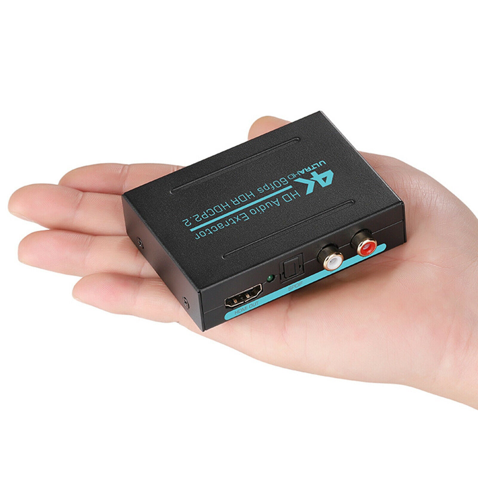 4K HDMI 2.0 Audio Extractor Splitter Converter 3 Audio Mode Wide Compatible