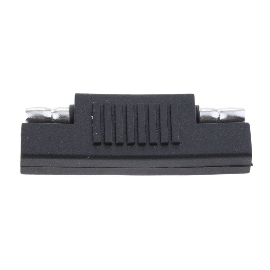 Black SAE Plug (male) to Plug (male) Adapter Solar Panel Battery, Black