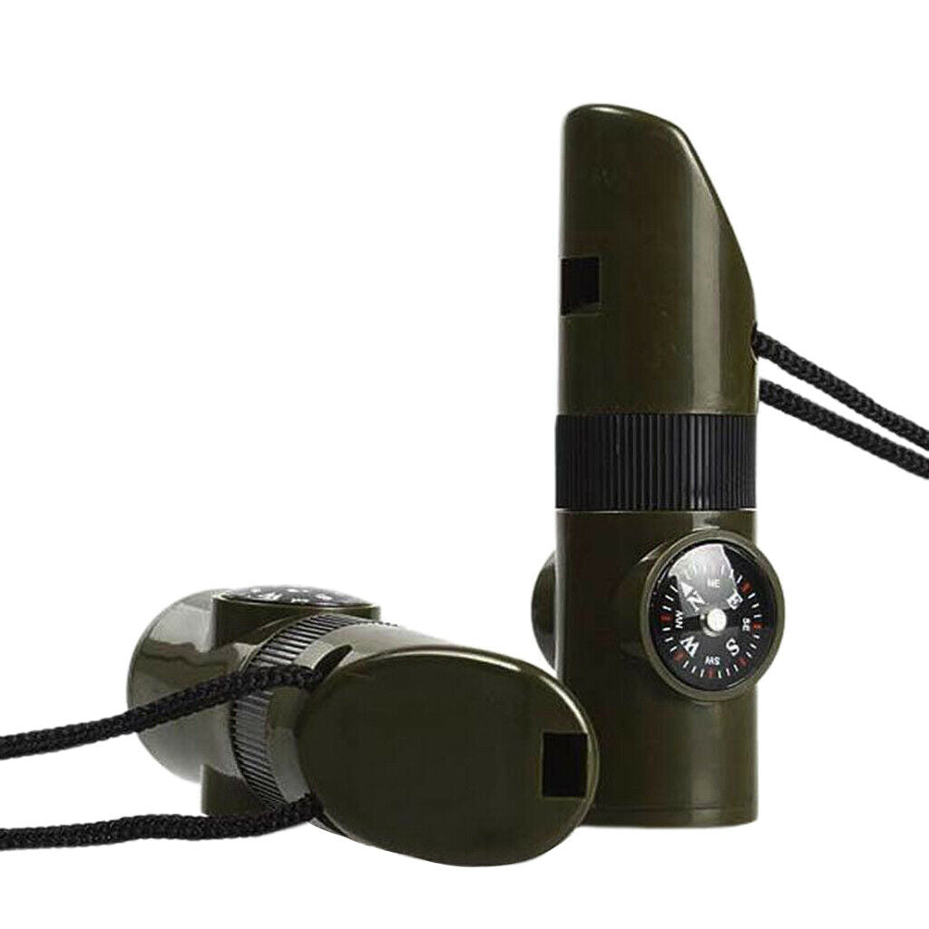 Survival Whistle with Lanyard Outdoor Camping Hiking Sports Emergency Tools