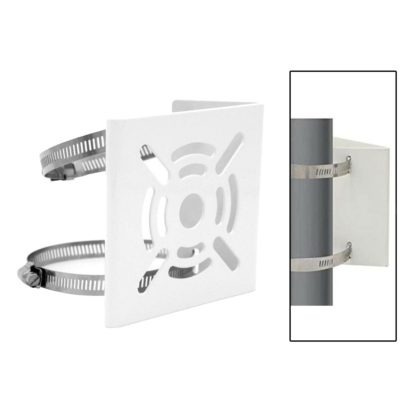 Universal CCTV Accessory Hoop Bracket Installation Pole Mounting Bracket Camera