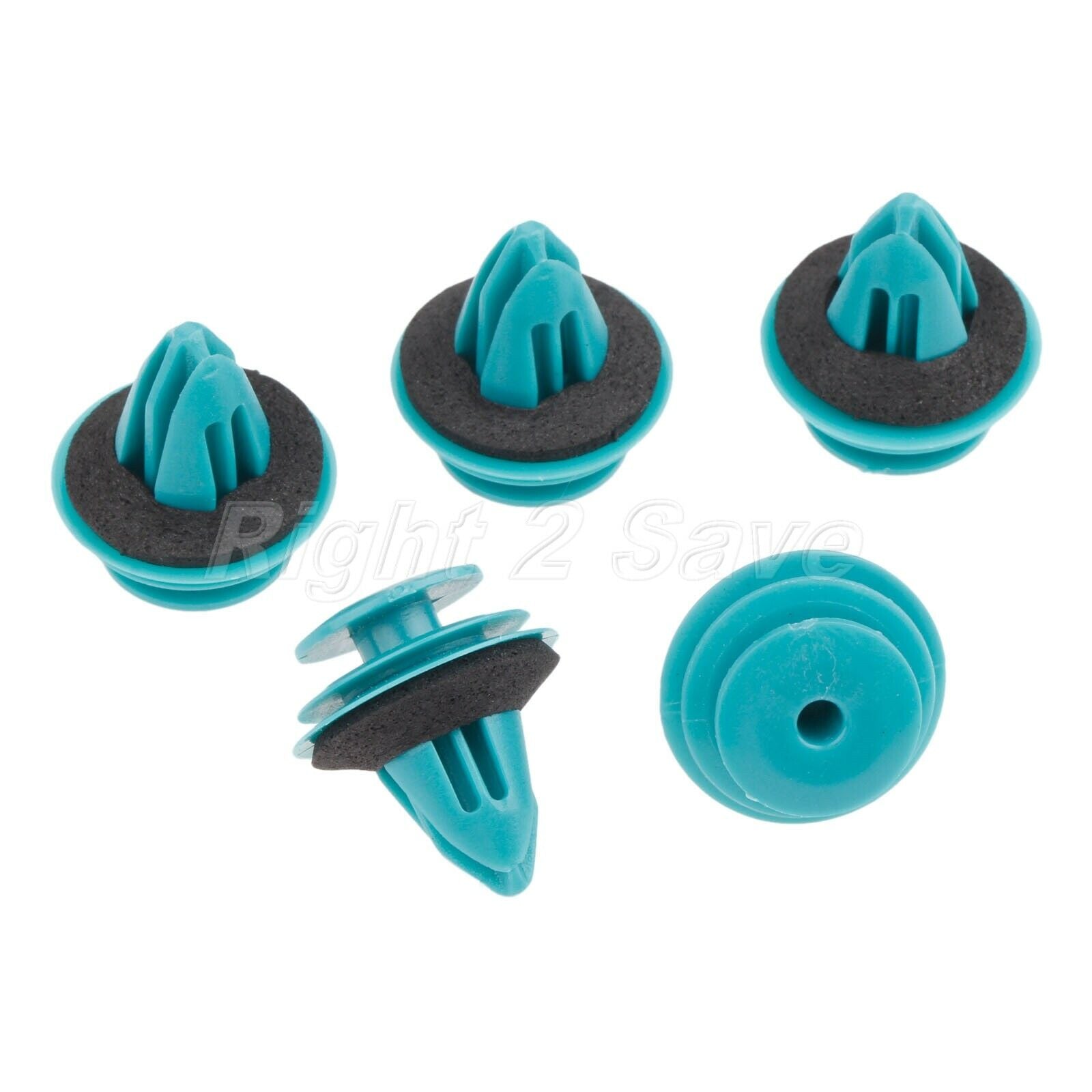 100 x Fastener Plastic Clips Rivets fit For engine compartment trunk universal