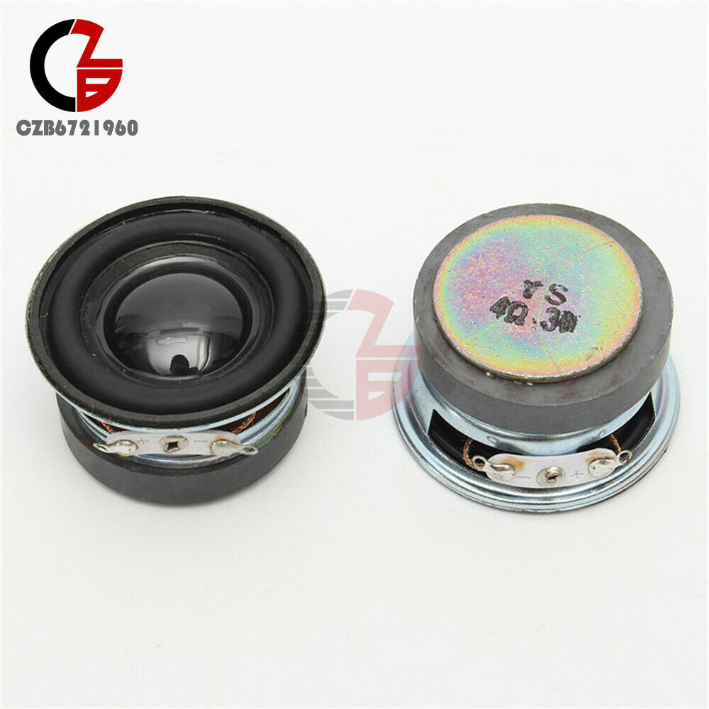 4 Ohm Acoustic Speaker 3W 40mm Speaker 36mm Magnetic Outdoor Black New