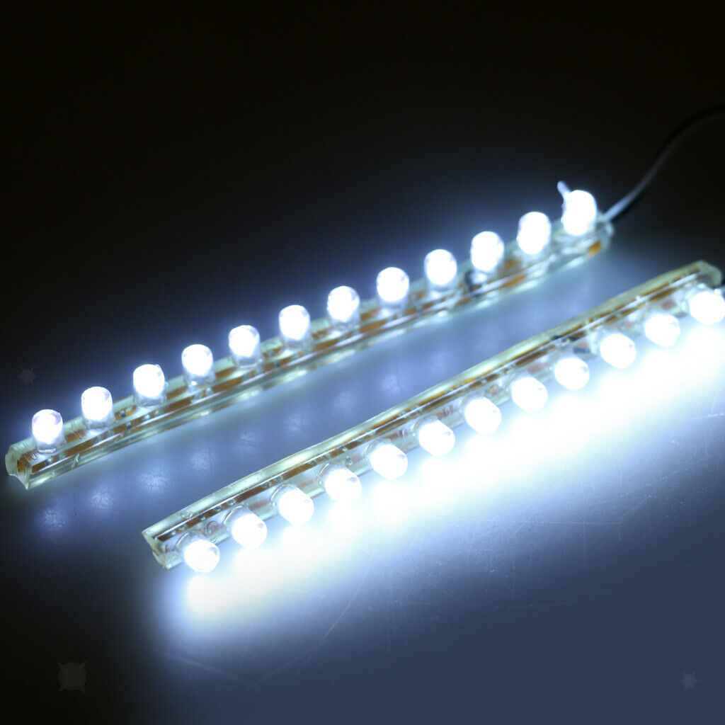 2 x White LED Light Bar with Switch Control for Inline & Roller Skates