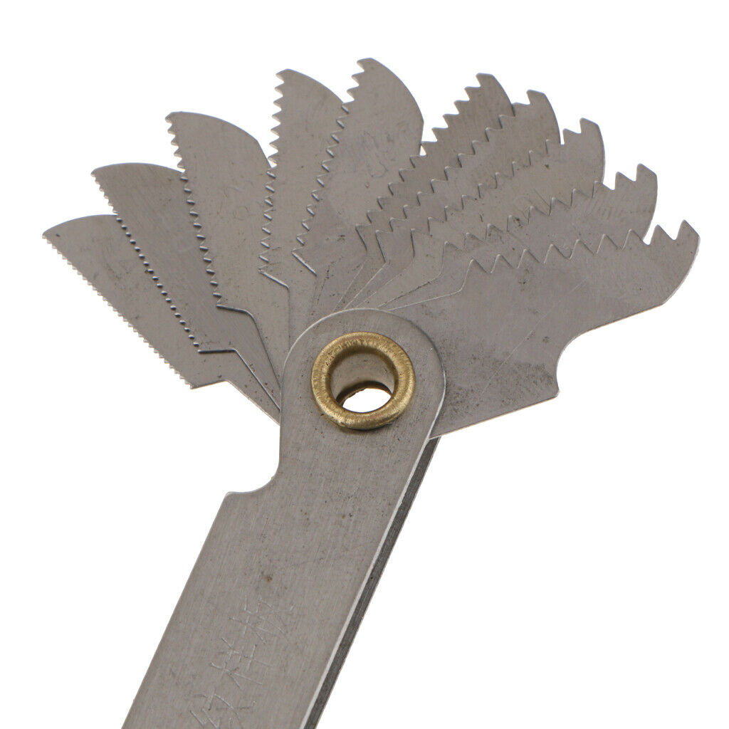 Thread Pitch Gauge Set Measuring Tool 55 Degree Inch Gauge