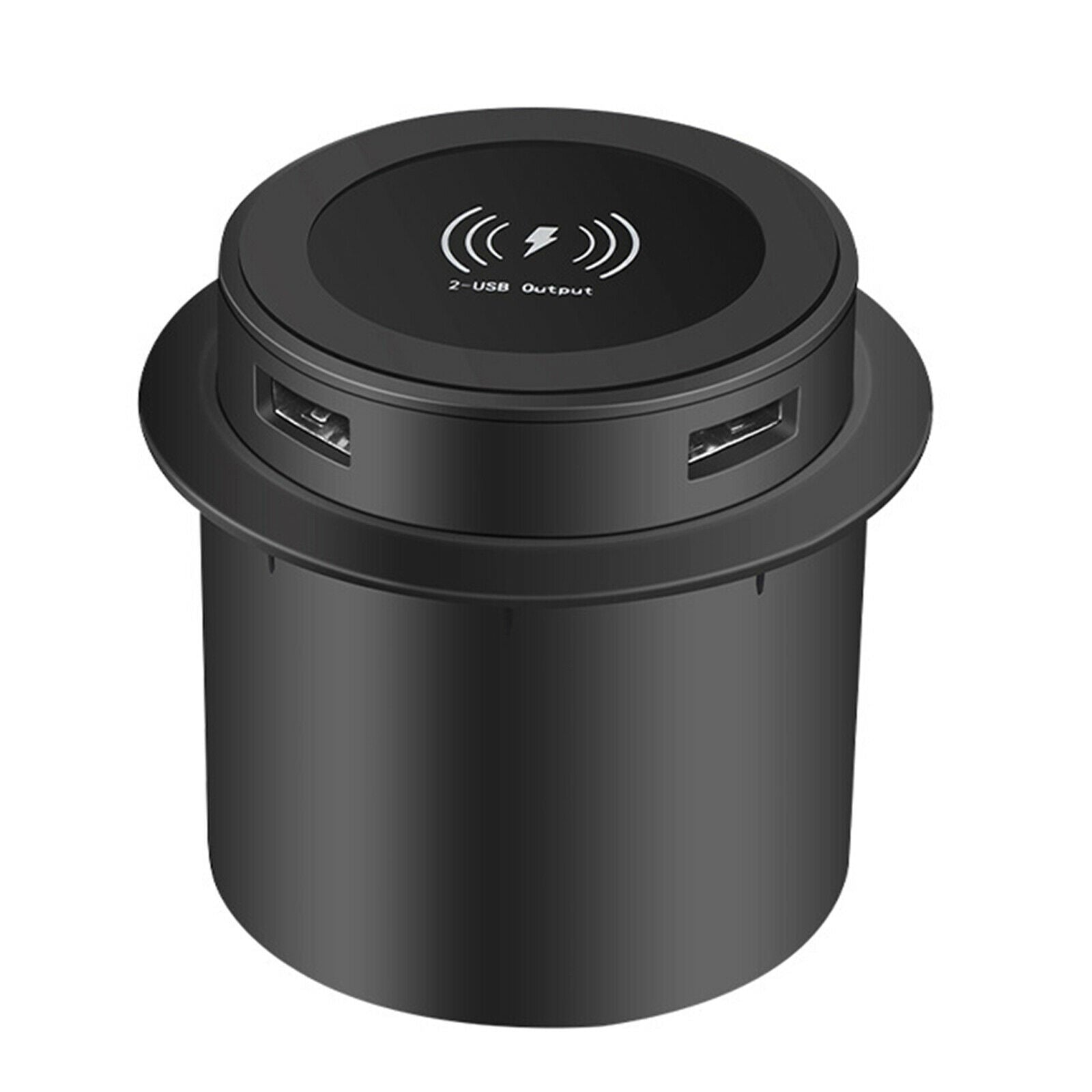 Qi Wireless Charger with 2 USB Charge Port Universal for Airport Earphone