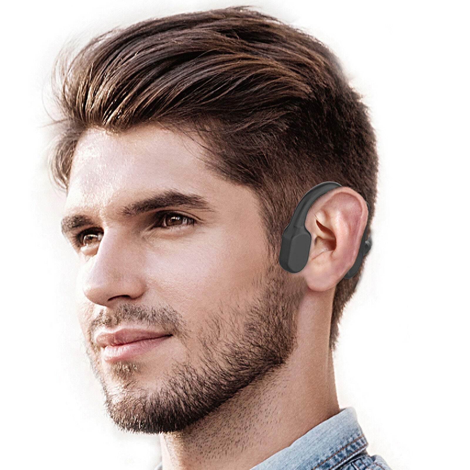 Open Ear Bluetooth Headset with Bone Conduction Running Earphones Waterproof