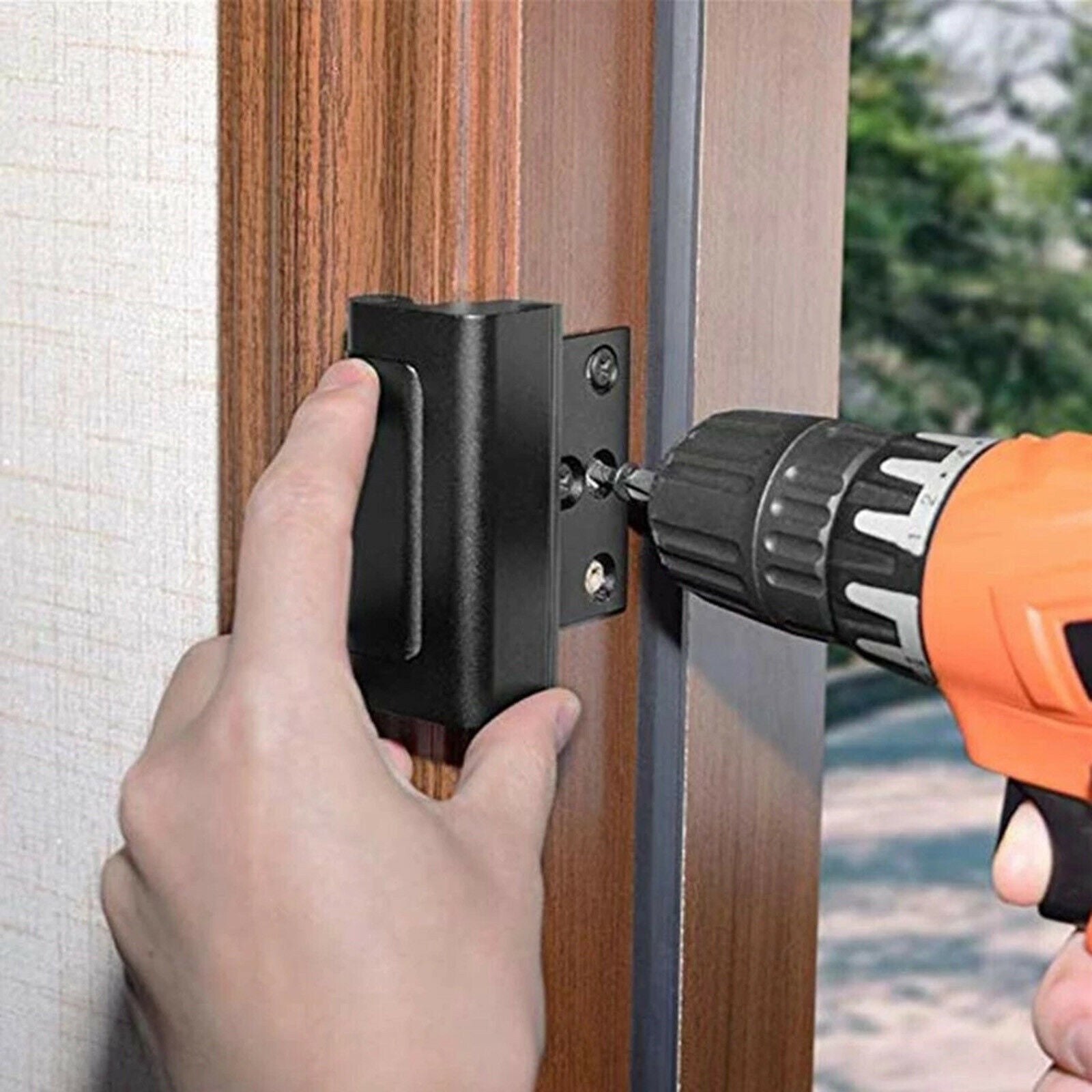 Home Security Door Lock Inside,Childproof Door Reinforcement Lock for Office