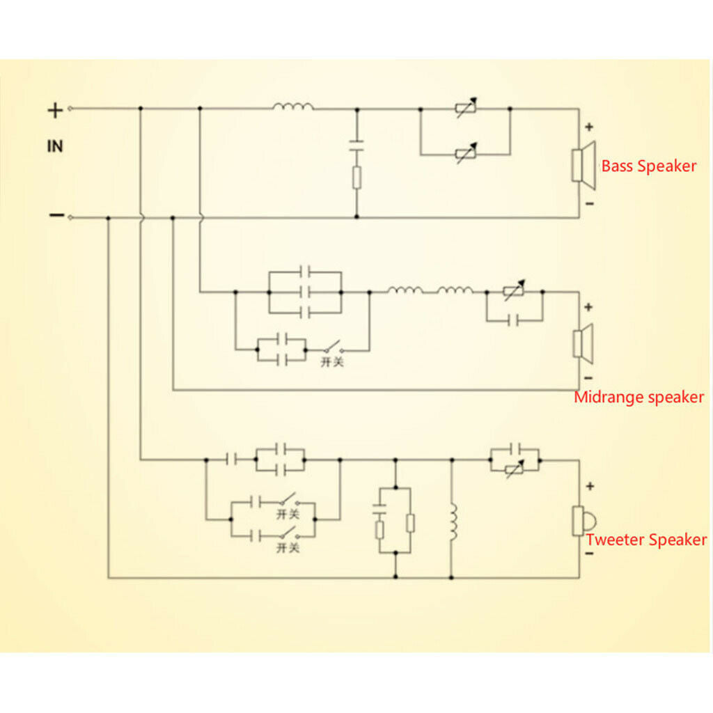 600W loudspeaker audio frequency divider crossover 3 way module, audio
