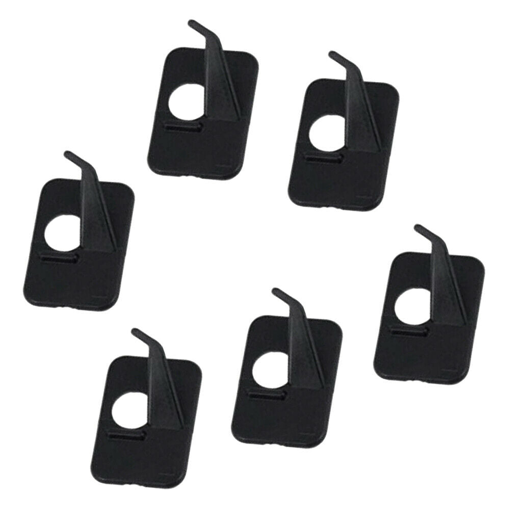 6Pieces Plastic Archery Recurve Rests Targeting Bow Rest for Left Hand