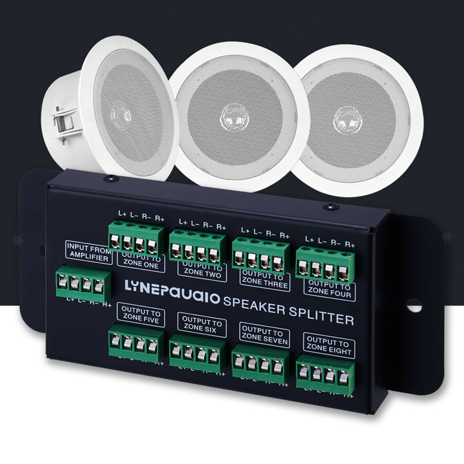 1 In 8 Out Amplifier Distributor Connector Sound Signal Distribution Panel