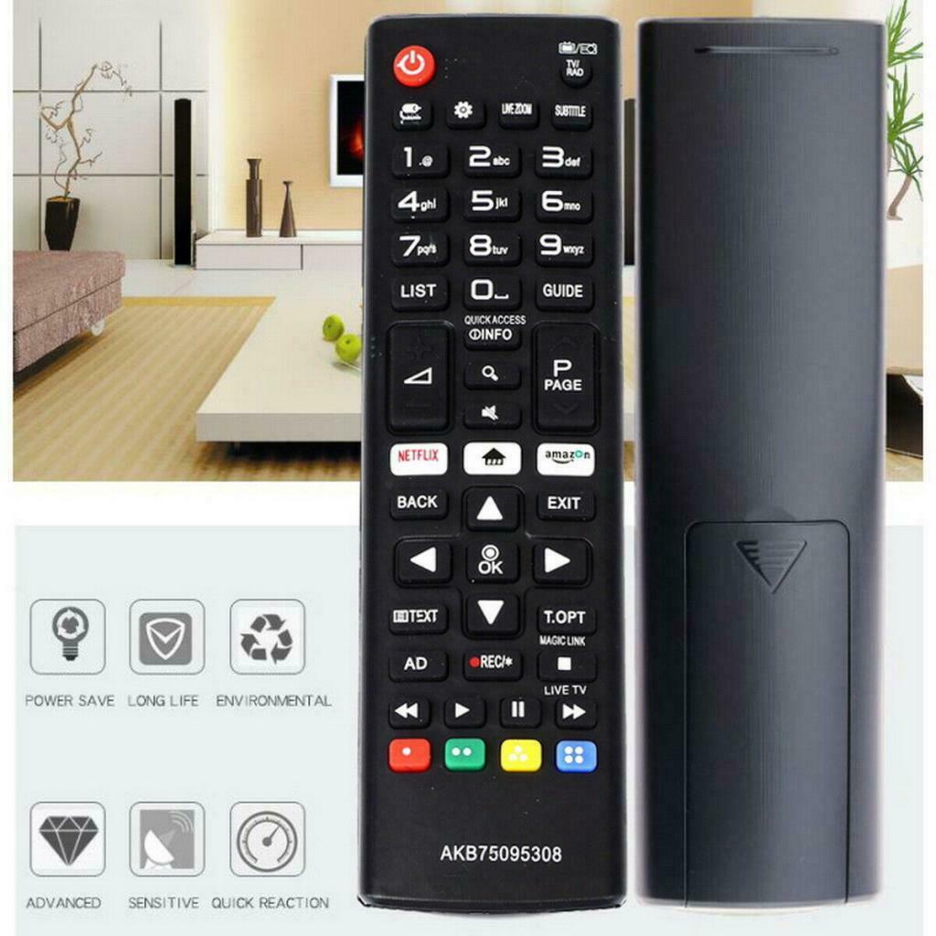 Portable Smart TV Remote Control Replacement for LG AKB75095308