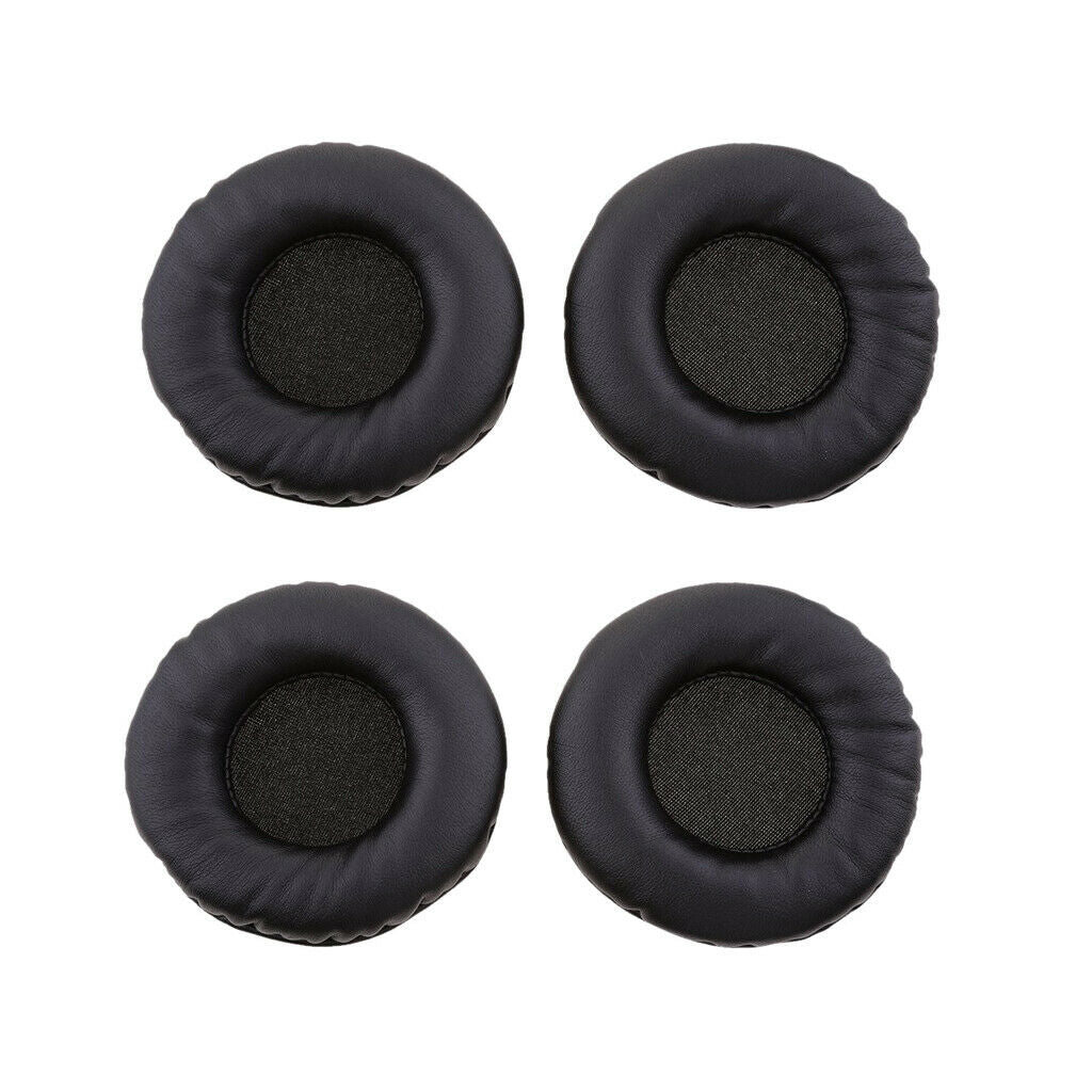 2 Pairs 80mm Replacement Ear Pads Cushion Earpads For Ath Ws99 Ws70 Ws77