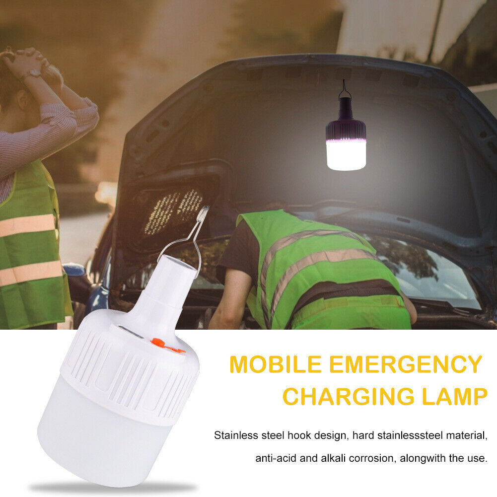 Solar Rechargeable Intelligent Night Lamp Energy Saving LED Emergency Light Bulb