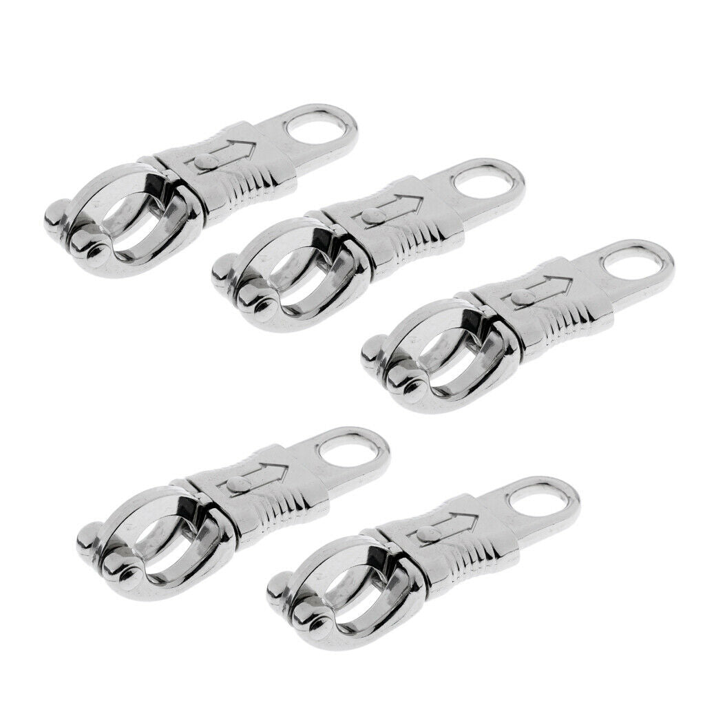5pcs High Quality 100mm Alloy Equestrian Panic Hook Quick Release Clip