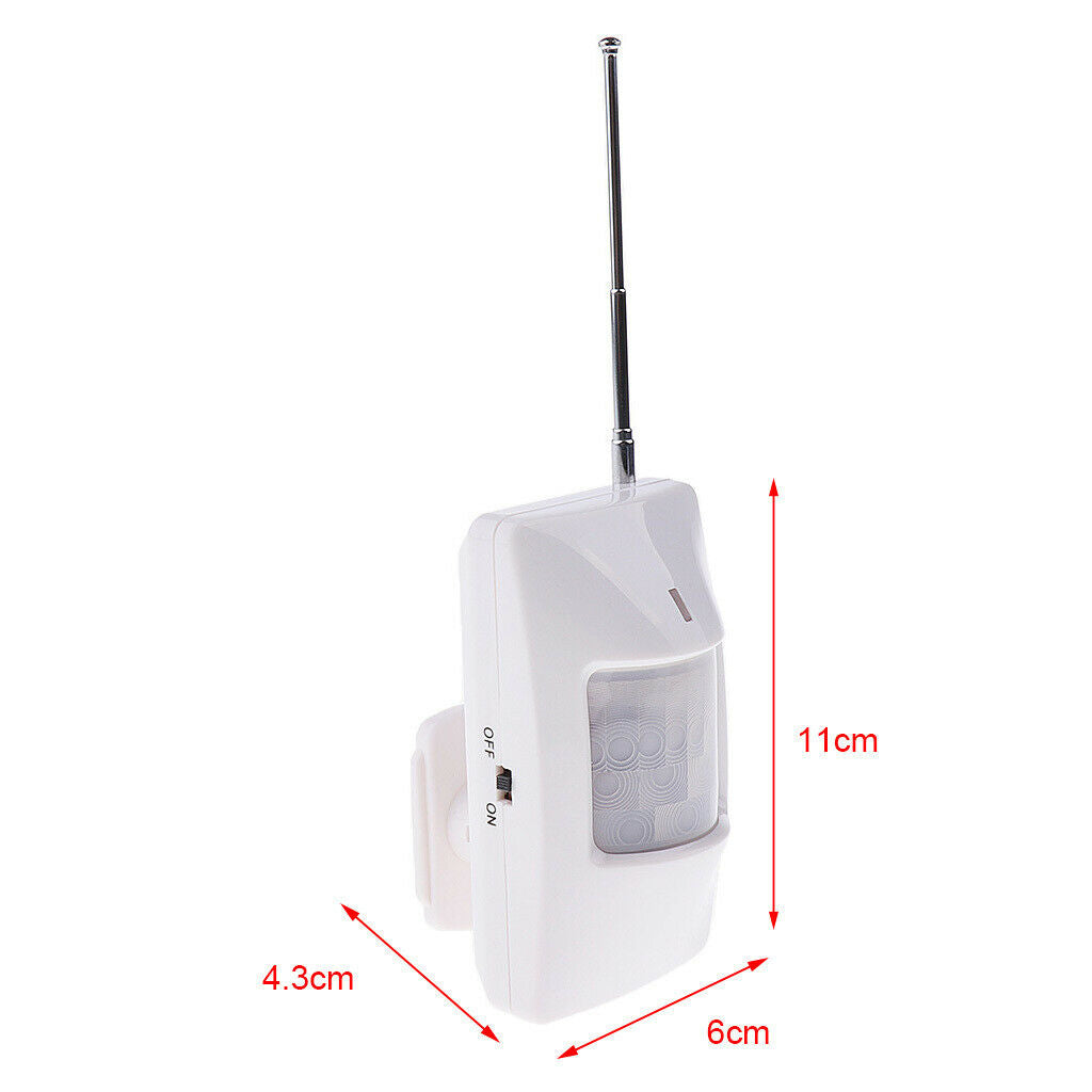 433MHz Household Security Alarm Wireless PIR Infrared Motion Sensor Detector