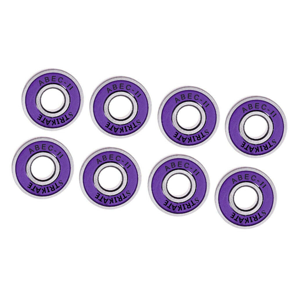 16x 608RS Frictionless ABEC-11 Skateboard Bearing Rolling Bearings 8mm