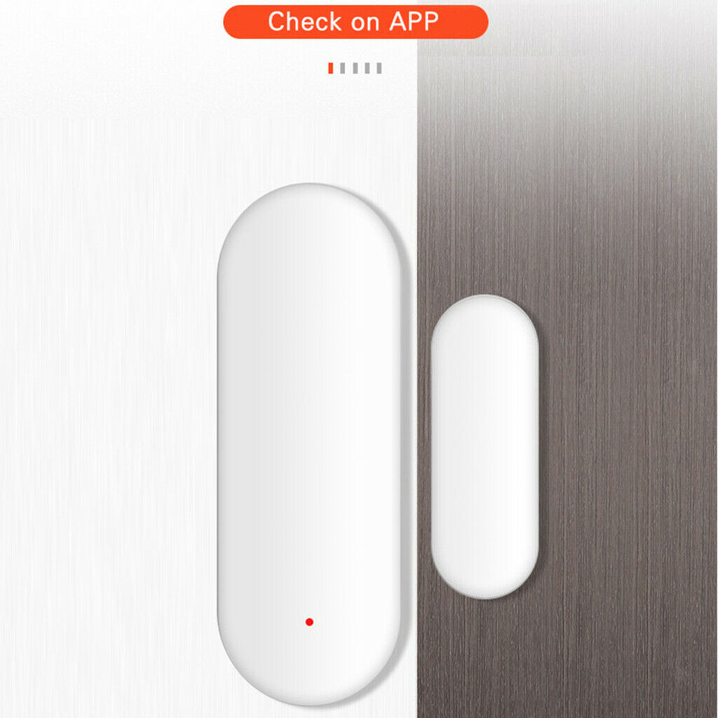 Smart Wifi Door Sensor Burglar Alarm Alerts Real-Time Work for Alexa Google